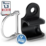 LAINFELD Anhängerkupplung für Thule Chariot & Coaster | Fahrradanhänger Kupplung mit Sicherheitspin | Einfache und schnelle Montage am F