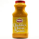 PRIBO Cheese-Sauce - 2x 2120ml - Käsesauce Käse-Soße mit Käse der perfekte Dip für Chips Nachos Gemüsesticks oder Brot, als Burgersauce, zu Taco, auf Burrritos, zu Fingerfood