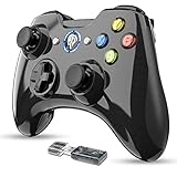 EasySMX Wireless Controller, 2,4G PC Controller, Gaming Gamepad, Dual Vibration, 8 Stunden Spielzeit für PS3/ PC/ Android TV-Box