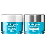 Neutrogena Hydro Boost Gesichtspflege Set, Gesichtscreme für Tag & Nacht: Tagescreme Aqua Creme und Nachtcreme, mit Hyaluron, je 50 ml