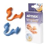 Airmax Testpaket | Anti Schnarch Nasenspreizer | 76,1% Mehr luft | Besser atmen, Besser schlafen | Schnarchstopper | 2 Stück Größe S und M | Nasendilatator für eine Freie Atmung durch die Nase
