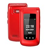 Uleway GSM Seniorenhandy Klapphandy ohne Vertrag,Großtasten Mobiltelefon Einfach und Tasten Notruffunktion,Dual 2.4+1.7 Zoll Display Handy für Senioren