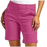 Generisch Dehnbare, Elegante, lässige, hoch taillierte Kurze Hosen für Damen mit Taschen, Bequeme, Elegante Arbeitsoutfits (M)