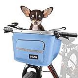 COFIT Faltbarer Fahrradkorb, Abnehmbarer Mehrzweck-Fahrradkorb für Haustiere, Einkaufen, Pendler, Camping und Draussen-Aktivitäten Neueste Blau