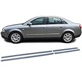Türleisten Stoßleisten Zierleisten Set 4-teilig passend für Audi A4 B6 8E 00-04