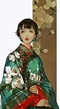 DIY 5D Diamant Malerei Japanische Geisha Volle Runde Diamant Stickerei Kit Kimono Frau Kreuzstich Dekoration Geschenk