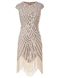 Maskworld Elegantes 20er Jahre Charleston Damen Kleid Daisy - Größe: XXL - Flapper Abendkleid Kostüm Verkleidung
