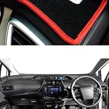 TQABADQ Auto Armaturenbrett Abdeckung Matte Sonnenschutz Dashmat Pad Instrument Protect Teppich, für Toyota Prius IV. 50 XW50 AWD-e 2016-2022