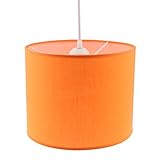 Baoblaze Deckenleuchte Shade Käfig aus Stoff Lampenschirm Fall für Schlafzimmer Bekleidungsgeschäft - Orange