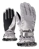 Ziener Damen Kim Lady Glove Ski handschuhe Wintersport warm Atmungsaktiv, metallic silver, 7.5 EU