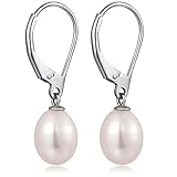 Perlenohrringe Silber 925 Perlen Ohrringe Silber Damen Hängend Für Damen Ohrringe Damen Perle Für Damen Mädchen