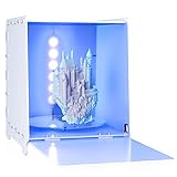 DERUC Geeetech UV-Harz Aushärtungsbox 405nm Resin Curing Box für SLA/DLP/LCD 3D Harz Drucker, Große Größe 250mm*250mm Resin 3D Drucker