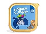 Edgard & Cooper natürliches Premium Nassfutter für Adult Hunde in Schalen - 11 x 150g - Lachs & Forelle - getreidefrei