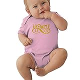 Baby Jungen Pyjama Unisex Strampler Baby Mädchen Body Infinite~Lists Gold Infant Lovely Jumpsuit Outfit 0-2T Kids, rose, 18 Monate