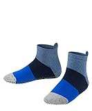 FALKE Unisex Kinder Colour Block Catspads K HP Hausschuh-Socken, Opaque, Blau (Denim 6666), 23-26