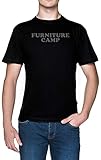 Furniture Camp Schwarz Herren T-Shirt Größe XXS Black Men's Tee Size XXS