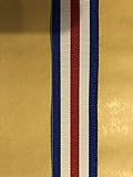 Medaillenbänder aus dem 2. Weltkrieg, 15,2 cm, 30,5 cm, 1 Meter, British WW2 France and Germany Star Ribbon, 30,5 cm