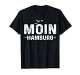 Moin Hamburg Norddeutsch Anker Möwen Leuchtturm T-Shirt