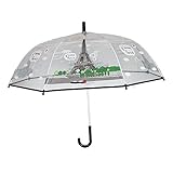 Paris UMBRELLA Regenschirm 76 Centimeters Transparent