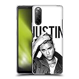 Head Case Designs Offiziell Zugelassen Justin Bieber Kalender Schwarz Und Weiss Purpose Soft Gel Handyhülle Hülle Huelle kompatibel mit Sony Xperia 10 II