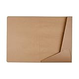 Mappe A4, zwei Seiten, zwei Klappen, Schlitz für Visitenkarte, braun, Kraftkarton, Kraftpapier, unbedruckt, Präsentationsmappe, Bewerbungsmappe, Sammelmappe - 10er Pack