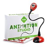 HUE Animation Studio: Komplettes Stop-Motion-Animation Set (Kamera, Software, Buch) für Windows/macOS (Rot) Englischsprachige Version