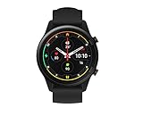 Xiaomi Mi Watch DE Version Smartwatch (1,39' AMOLED-HD-Display; Messung/Überwachung Blutsauerstoffgehalt Herzfrequenz Stresslevel Schlafzyklus; GPS; 17 Sportmodi; 5 ATM; 16 Tage Akkulaufzeit) Schwarz