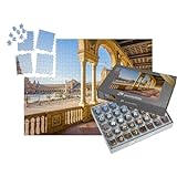 puzzleYOU: SMART Sorted® | Puzzle 1000 Teile leicht gemacht „Plaza de Espana von 1928 in Sevilla, Spanien“ – aus der Puzzle-Kollektion Spanien