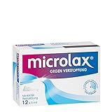 Microlax - Schnelles und sehr gut verträgliches Abführmittel bei Verstopfung – für Kinder und Erwachsene - 12 x 5ml