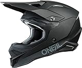 O'NEAL | Motocross-Helm | MX Enduro | ABS-Schale, Sicherheitsnorm ECE 22.06, Lüftungsöffnungen für optimale Kühlung | 3SRS Helmet Solid V.23 | Erwachsene | Schwarz | Größe XS (53/54 cm)