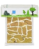 AntHouse - Natürliche Ameisenfarm aus Sand | Acryl T Kit 15x15x1,5cm | Inklusive Ameisen