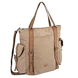camelactive bags_Womenwear Aruba Damen Shopper L, beige, 41x37.5x18