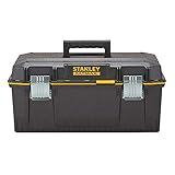 Stanley FatMax Werkzeugbox (58,4 x 30,5 x 26,7 cm, spritzwassergeschützer Koffer, robuste nicht-rostende Metallschließen, Box mit Gummiabdichtung für mehr Schutz) 1-94-749