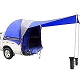 Sport Tent LKW-Zelt Wasserdichtes Truck Zelt mit Markise, Außenzelt und 2 Stücke Anker Sandsäcke LKW Bett Zelt Camping Angeln Wandern/Caving Picknick Reisen
