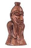 WINDALF Nordic Vikings Deko-Holzfigur FREYR 15 cm Germanischer Gott für Fülle & Reichtum Nodische Mythologie
