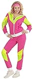 Karneval-Klamotten 80-er Jahre Kleidung Damen-Kostüm New Kids Assi Proll Kostüm 80s Joggingjacke und Jogginghose