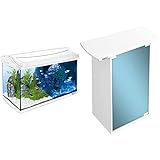 Tetra AquaArt LED Aquarium-Komplett-Set 60 Liter - inklusive LED-Beleuchtung, Tag- und Nachtlichtschaltung, Weiß & Aquarium Unterschrank - speziell für AquaArt Discovery Line 60 L Weiß