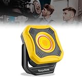 Napatyre LED Strahler Akku,1000 Lumen Super Hell LED Baustrahler Akku mit Magnet und 180° Drehbar, 5 Lichtmodi LED Arbeitsleuchte Akku für Garage Werkstatt Camping N