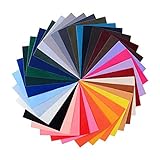 GloBal Mai Selbstklebende Patch-Sticker - Nylon Patch, 34 Farb-Anzüge, geeignet für Glatte Stoff Rucksäcke, Zelte, Regenschirme, Regenschirme und andere Nylon-Materialien.
