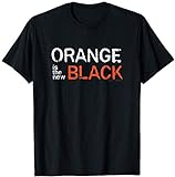 Orange is The New Black Herren T-Shirt 100% Baumwolle T Grafikdruck Top atmungsaktiv Kurzarm für Party Outdoor Sport Party Schulferien S-6XL