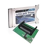 Unicam Prime CI Modul + Programmer USB I Common Interface Karte mit DeltaCrypt-Verschlüsselung 3.0 für den Empfang verschlüsselter Sender I DVB CI-konforme PCMCIA CI-CAM für Smart Cards TV