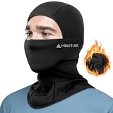 HIKENTURE Sturmhaube Winter, Balaclava Herren Damen, Winddichte Sturmmaske Schwarz, Warme Skimaske Motorrad Fahrrad, Ski Mask, Sturmhauben, Gesichtshaube für Outdoor Sports, Skifahren, Snowboarden A1