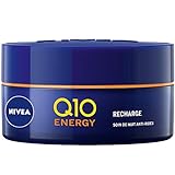 NIVEA Q10+C Energy Pot Nachtpflege (1 x 50 ml), Nachtcreme angereichert mit Q10 und Vitaminen, Anti-Aging-Pflege für straffe, sichtbar jüngere Haut