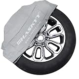HASKYY Set Reifentüten Reifentaschen 110x110cm XXL 4 TLG. bis 22' Premium Reifen Schutzhülle Tüten Satz für Reifen Aufbewahrung, Transport und Lagerung - GRAU