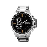 Edwin ENERGY Men's Chronograph Watch, Stainless Steel Case and Band