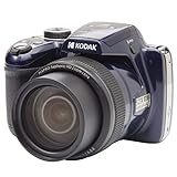 KODAK Pixpro AZ528 - Digitale Bridgekamera (16 MP CMOS, 52-facher optischer Zoom, Full HD Video, 3' LCD, WiFi) Blue Night