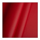 EDGE Kunstleder Meterware 1lfm 1,4m breit Polsterstoff Bezugsstoff Lederoptik Rot