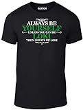 Reality Glitch Herren Always Be Yourself Loki T-Shirt (Schwarz, Klein)