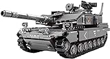 Technik Panzer Bausteine Modell, 898 Teile Militär Leopard 2A7 Panzer Modellbausatz, Tank Modell Baustein Tank Modellbausatz Konstruktionspielzeug Kompatibel mit Lego Technic