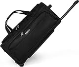 normani Reisetasche 2-Rad Trolley Weichgepäck Reisetasche mit Rollen Sporttasche 75 oder 100 Liter Größe 100 Liter